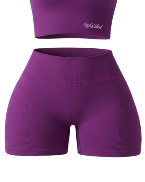 BADDIE SHORTS-PURPLE