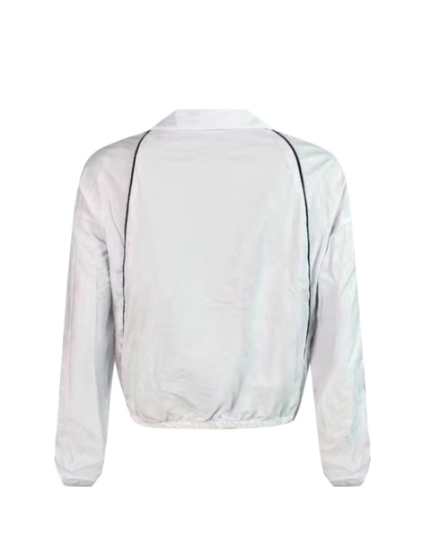 White Windbreaker