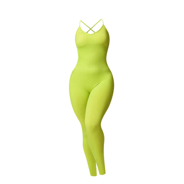 Morgan Jumpsuit (Neon Green)