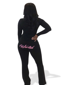 (Pre-Order) Black Waisted 3 Piece Set