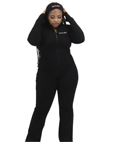 Black Waisted 3 Piece Set