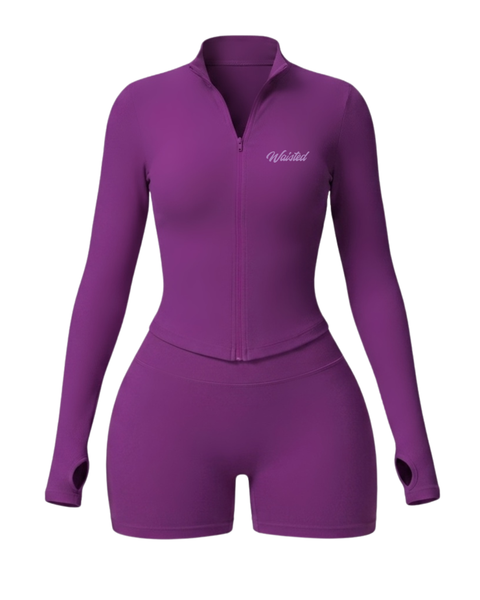 3 Piece Baddie Set-Purple