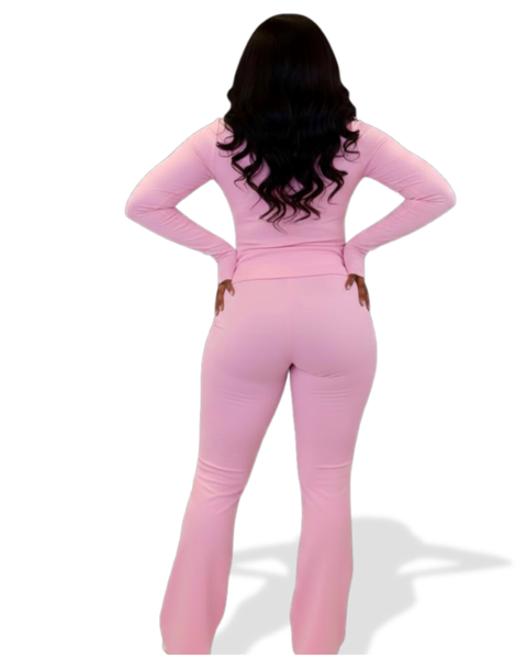 Pink Waisted 3 Piece Set