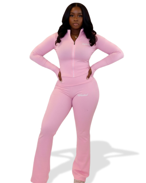 Pink Waisted 3 Piece Set