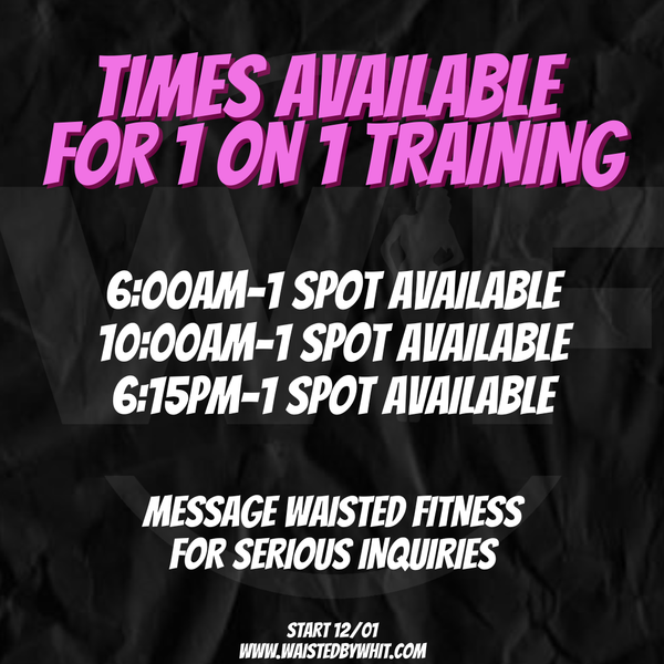 1 ON 1 PERSONAL TRAINING