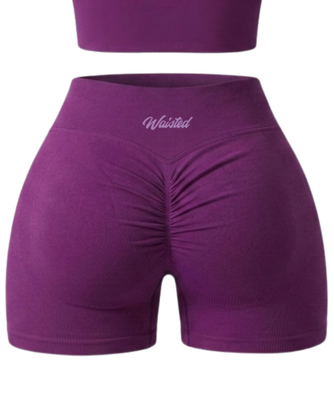 BADDIE SHORTS-PURPLE