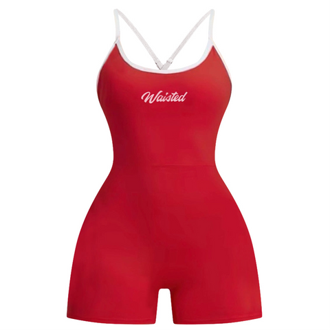 Kelly Jumpsuit-Red