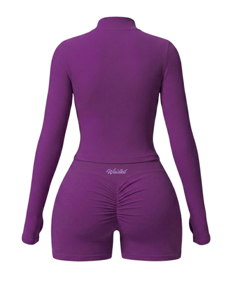 3 Piece Baddie Set-Purple