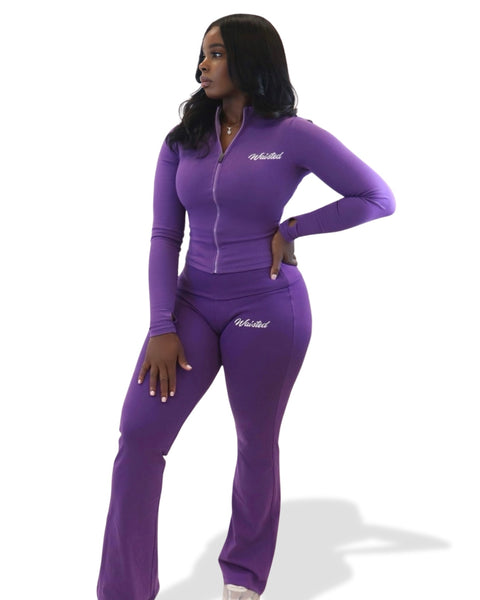 Purple Waisted 3 Piece Set