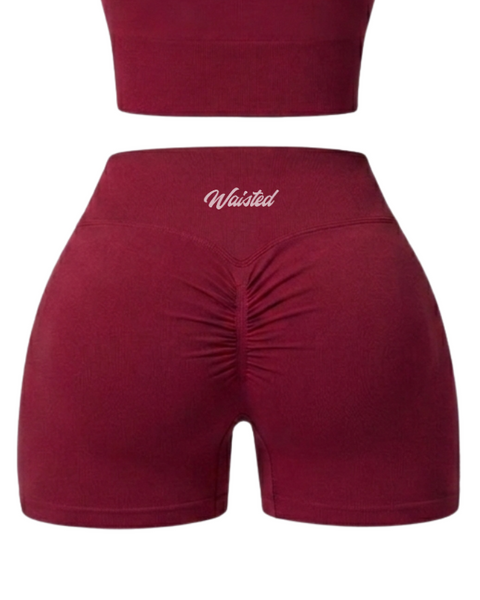 BADDIE SHORTS-RED