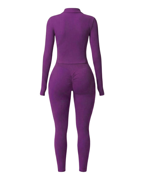 3 Piece Baddie Set-Purple
