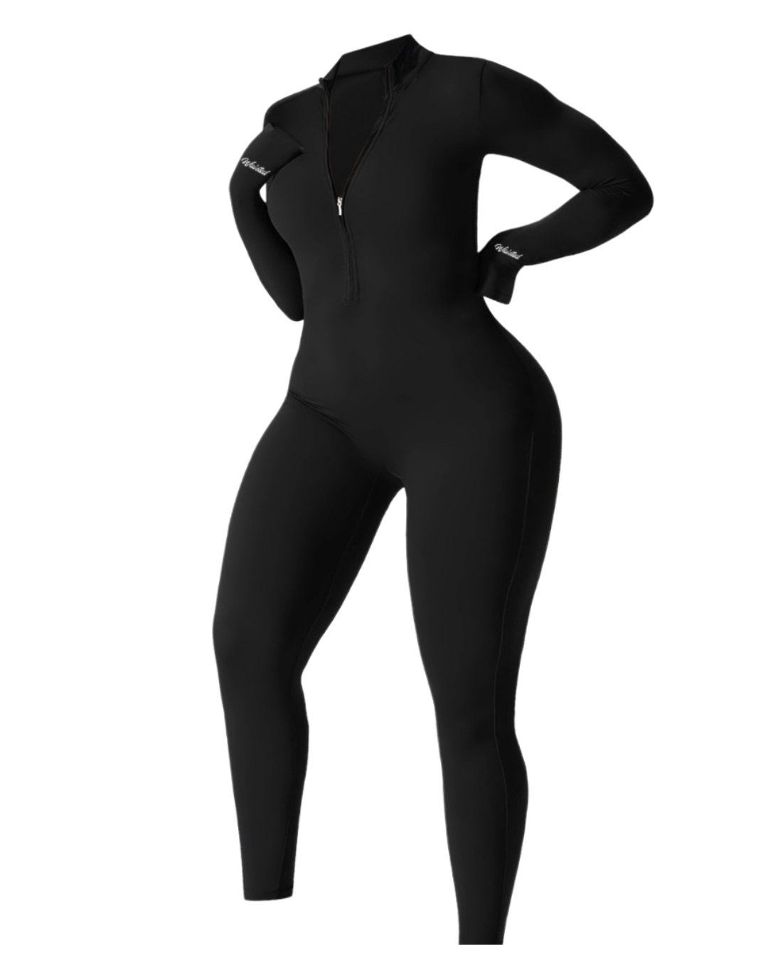 Black Waisted Jumpsuit