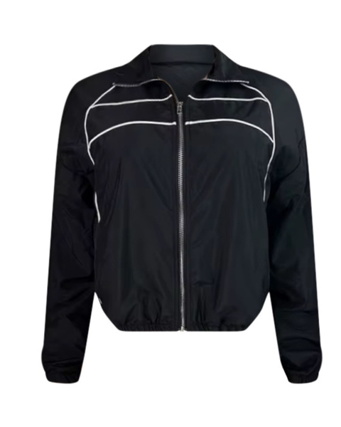 Black Windbreaker
