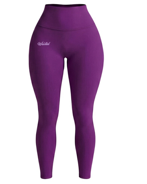 BADDIE YOGA PANTS-PURPLE