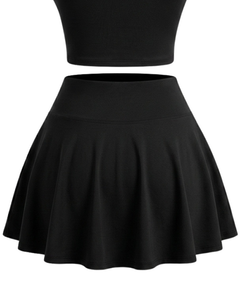 Tennis Skort-Black