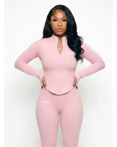 3 Piece Baddie Set-Pink